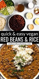 Quick Easy Vegan Red Beans Rice Recipe In 2021 Red Beans Recipe Quick Easy Vegan Rice Recipes Vegan