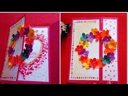 Learn how to make vibrant greeting cards, or create a collage to preserve birthday memories. Beautiful Handmade Birthday Card Diy Birthday Card Greeting Card Youtube Birthday Cards Diy Greeting Cards Handmade Birthday Valentine Paper Crafts