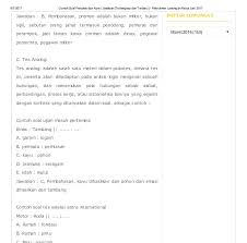 Contoh Soal Tes Gatb Guru Paud