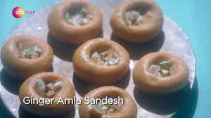 Ginger Amla Sandesh Food Veda Chef Kunal Kapur Zee Zest Youtube
