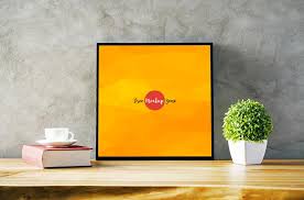 Download Square Photo Frame Mockup Mockup World