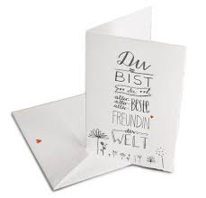 Maybe you would like to learn more about one of these? Spruch Grusskarte Fur Die Beste Freundin Der Welt Design Karte Eine Der Guten