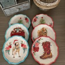 They will be shipped wrapped in packing paper and bubble wrap. The Pioneer Woman Holiday New Pioneer Woman Appetizer Plate Set Poshmark