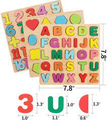 The success will motivate them to take on more tasks and work on them independently. Buy Wooden Puzzles For Toddlers Wooden Alphabet Number Shape Puzzles Toddler Learning Puzzle Toys For Kids 1 2 3 4 5 6 Years Old Boys Girls 3 In 1 Puzzle For Toddlers Online In Vietnam B08nt6gqzz