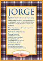 Jorge Nombre Para Bebe Imagen Jorge Para Compartir