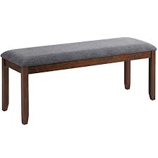 Our trestle wood dining bench will give your kitchen, dining room, or entryway a traditional aesthetic. Buy Giantex Dining Room Bench Wood Kitchen Table Bench With Upholstered Entryway Bench Bedroom Bench For End Of Bed 47 5 X 15 5 X 19 5 Inches Ottoman Bench Indoor Bench Rubber Bench Seat