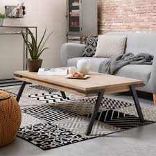 Nous avons fait cette table basse entièrement du bois de chêne soigneusement sélectionné avec caractéristique, belle grainage, ce qui le rend matériel utilisé : Table Basse Rectangle Bois Massif Et Metal Spike By Drawer
