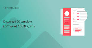 This free resume and cv template available in simple file format and its very easy to customize. Download 20 Template Cv Word 100 Gratis Jago Desain