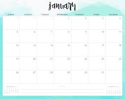 Cute January 2020 Calendar Template Calendar Template January Calendar February Calendar