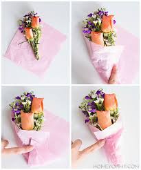 Diy Mini Flower Bouquets Homey Oh My How To Wrap Flowers Flowers Bouquet Flower Bouquet Diy