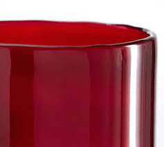 Shop the most beautiful things on earth. Modern Glass Votive Candle Holder Red Pottery Barn