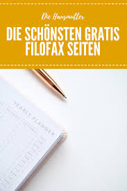 Druckvorlagen filofax einlagen zum ausdrucken. Die Besten Kostenlosen Dateien Fur Den Filofax Die Hausmutter