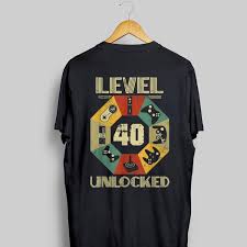 Men's fit runs small, size up for a looser fit. Level 40 Unlocked Shirt Hoodie Sweater Longsleeve T Shirt