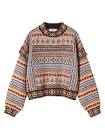 Jacquard-Knit Twofer Sweater Mango