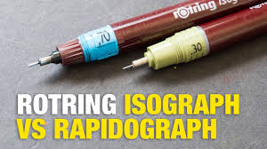 Established in 1928 as a fountain pen manufacturer, rotring is currently a brand owned by newell brands after its acquisition in 1998. Rotring Rapidograph Vs Isograph Youtube