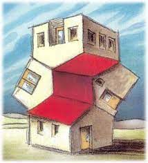 wieviele dacher gehoren zu den vier hausern optische illusionen optische tauschung illusionen