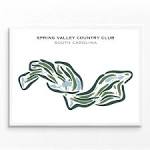 Spring Valley Country Club, South Carolina Golf Course Maps and ...