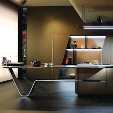 Vision By Pininfarina Office Table Design Modern Office Interiors Office Cabin Design
