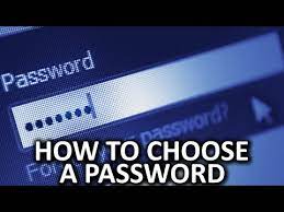 How To Choose A Password - Youtube