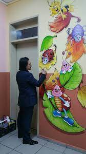 Mural art cetusan idea sample image mural prasekolah. Pendidikan