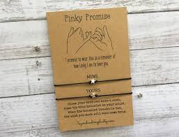 Giving gifts to your boyfriend is probably one of the greatest moments in your relationship and gives every girlfriend an excitement. Pinky Promise Bracelet Couples Bracelet Couples Gift Pinky Etsy