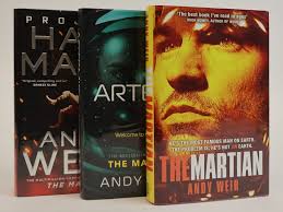 ANDY WEIR 3 BOOK COLLECTION THE MARTIAN, ARTEMIS, PROJECT HAIL MARY 3  Volumes Signed by Andy Weir
