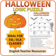 Logic puzzles come in all shapes and sizes, but the kind of puzzles we offer here are most commonly referred to as logic grid puzzles. Halloween Logic Puzzle In English Woodward English