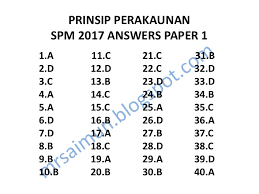 Peperiksaan sijil pelajaran malaysia (spm) adalah sangat penting buat para pelajar kerana ianya menentukan halatuju pendidikan tinggi dan seterusnya untuk mereka. Soalan Sebenar Spm Akaun 2019 Nice Info A