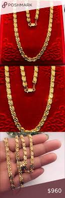 18k Real Saudi Gold Damascus Necklace Price Is Firm Due To Gold Increase Made Of 100 18k Real Saudi Gold Necklace Price Womens Jewelry Necklace Necklace