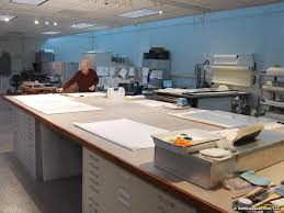 Conservation Lab Flat File Table Flat Files Conservation Shop Interior Design