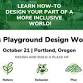 2025 Harper's Playground Design Workshop (Fall) event image