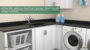 mistos pull out laundry sink faucet