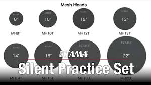 The japanese system is based on the length of your foot in cm, so you may find it useful to measure your foot in cm and find your size this way. Tama Silent Practice Set Youtube