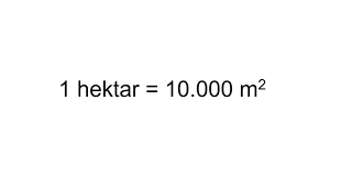 Hektar, alan ölçülerinden biri olarak karşımıza çıkıyor. 1 Hektar Berapa Meter Konversi Satuan Luas Dari Hektar Ke Meter