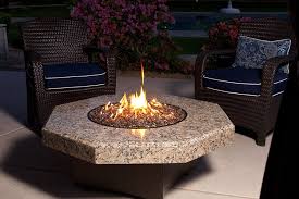 Oriflamme Gas Fire Table Giallo Fiorito Octogon Outdoor Propane Fire Pit Fire Pit Table Propane Fire Pit