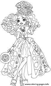 Supercoloring.com is a super fun for all ages: Madeline Hatter Way Too Wonderland Ever After High Coloring Pages Printable
