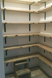 Diy Organized Walk In Modern Farmhouse Butler S Pantry Makeover With Floating Shelves Using Crate Pallet Home Depot Brackets We Lived Happily Ever After Pantry Remodel Pantry Design Pantry Shelving