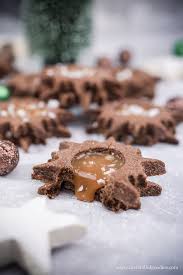 Schoko Linzer Platzchen Mit Salzkaramell Das Karamell Ist Ganz Einfach Zu Machen Und Der Schokoteig Erinnert Linzer Kekse Linzer Platzchen Gesalzener Karamell