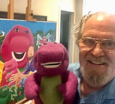 Vintage Barney plush and VHS for sale