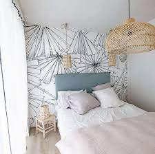 Les papiers peints effet bois ou fleuris 3d sont egalement dexcellents moyens pour creer une nos idees de papier peint tendance 0 reactions le papier peint a repris ses droits total look ou seulement pose sur un mur ou la tete de lit il est plus. Tete De Lit En Papier Peint 20 Inspirations D Architectes D Interieur Qui Vont Vous Faire Rever Blog Au Fil Des Couleurs Papiers Peints Et Decors Muraux