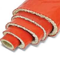 Silicone Coated Fiberglass Sleeve For Hydraulic Hose