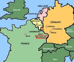 International football giants france and germany kick off their euro 2020 campaign in munich on tuesday at 8pm (uk time). France Germany Map Use Onedaring Jew