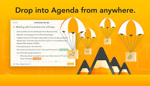 A list of things to be discussed in a meeting. Agenda Agenda Twitter