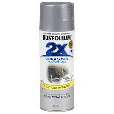 Rust Oleum 312g Metallic Aluminum Ultra Cover 2x Spray Paint Rustoleum Paint Brushes And Rollers Spray Paint