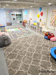 Anyone can have fun in this game room with a pool table, arcade games and even a slide from upstairs! Basement Playroom Ideas That Inspire Imaginative Play For Toddlers Pre Schools And Elementary Age Kids Basement Toddler Playroom Unfinished Basement Playroom