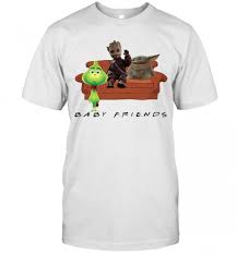Baby Friends Baby Yoda Baby Grinch And Baby Groot T Shirt Buy boys t shirts online in india. trendteeshirts