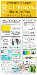 Principles Of Design Worksheet Pack Elementary Art Middle High School Art Art Teaching Resources Art Education Lessons Principles Of Design