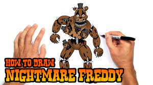 How to Draw Nightmare Freddy | Five Nights at Freddy's - YouTube