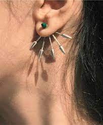 pin by dagmar ormonde on shiny spike earrings cool piercings edgy accessories