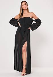 Évasée, patineuse • longueur genou • manches longues • col bateau. Robe Longue Noire Manches Longues Col Bateau From Missguided On 21 Buttons